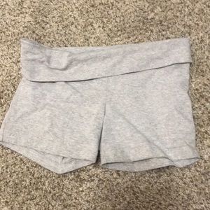 Gray booty shorts